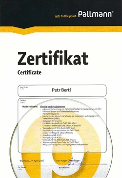 certifikat Pallman